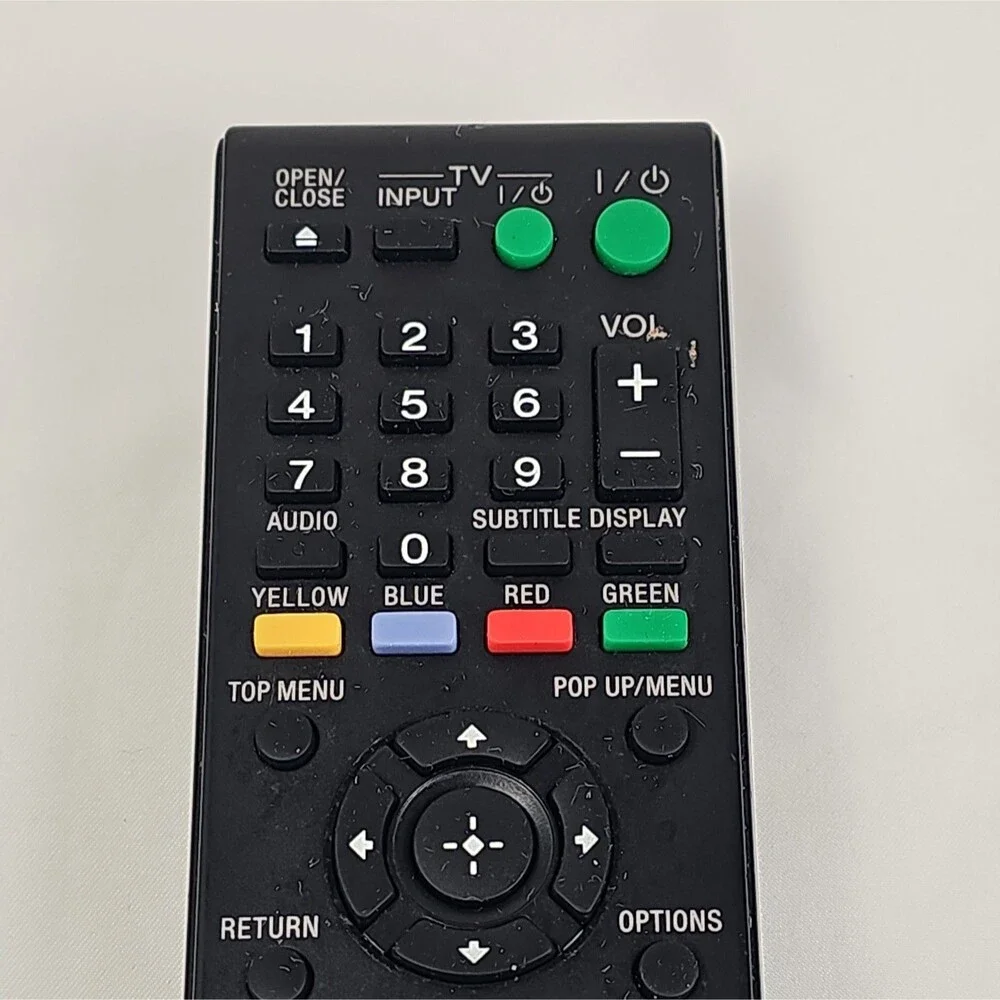 Sony RMT-B119A Blu-ray DVD Player Remote Control Netflix